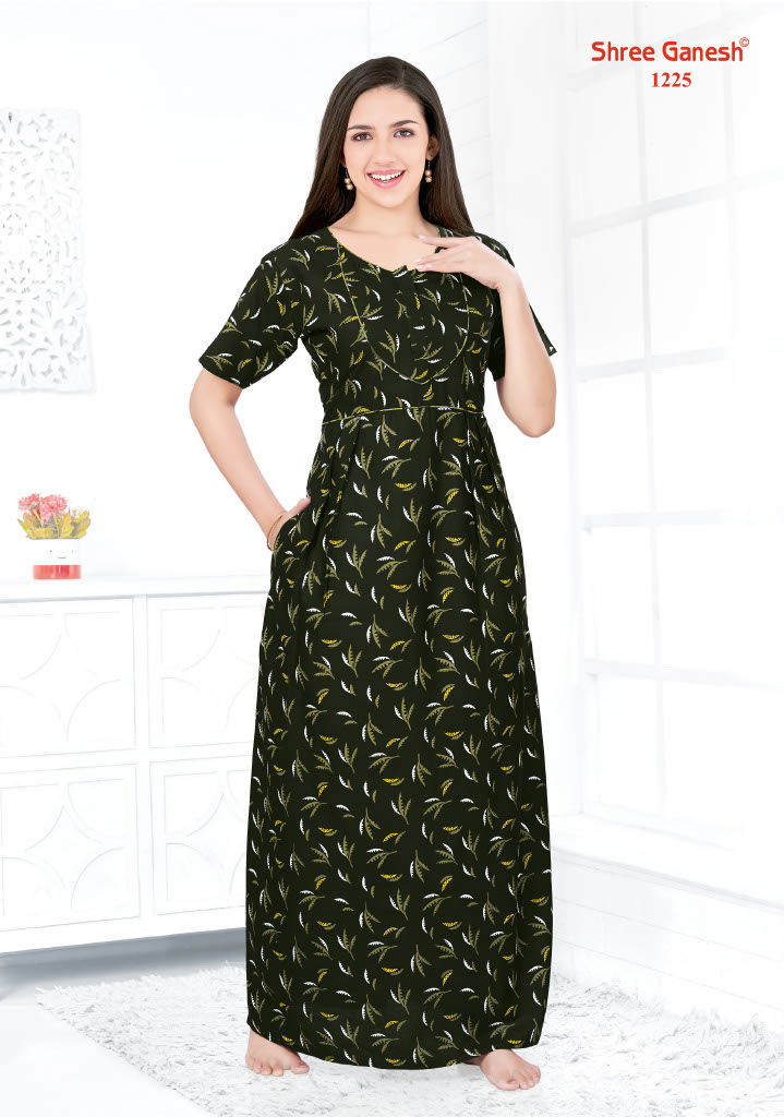 Kavya Vol 2 By Shree Ganesh Printed Cotton Nighty Wholesale Shop In Surat
